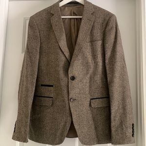 Mens Sport coat Jacket Harringbone design